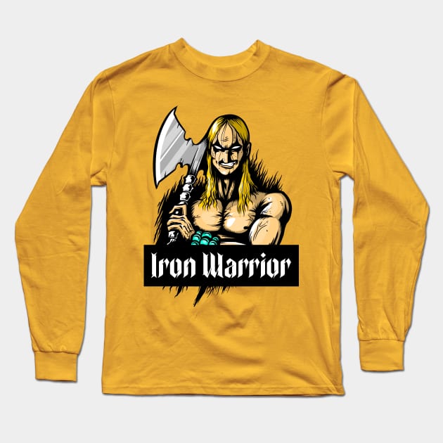 Iron Warrior Long Sleeve T-Shirt by BYVIKTOR